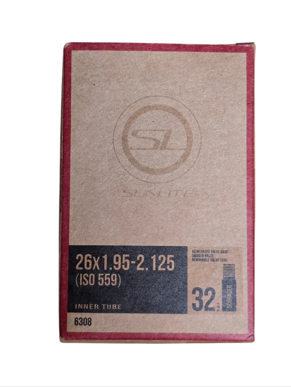 Nwt! Sunlite 6308 bicycle inner tube for 26-inch wheel
